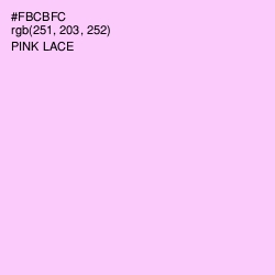 #FBCBFC - Pink Lace Color Image